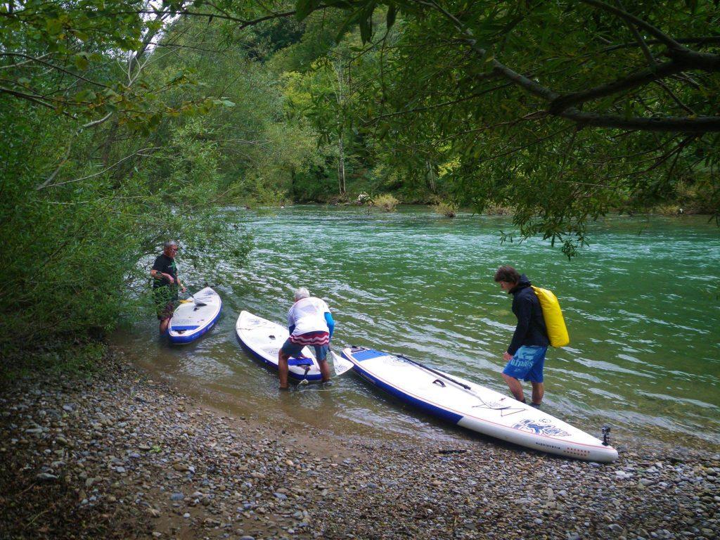 Easy rapids on The Kolpa River