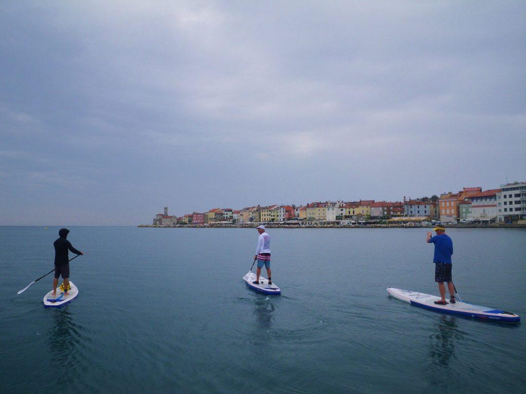 Exploring Piran from the water